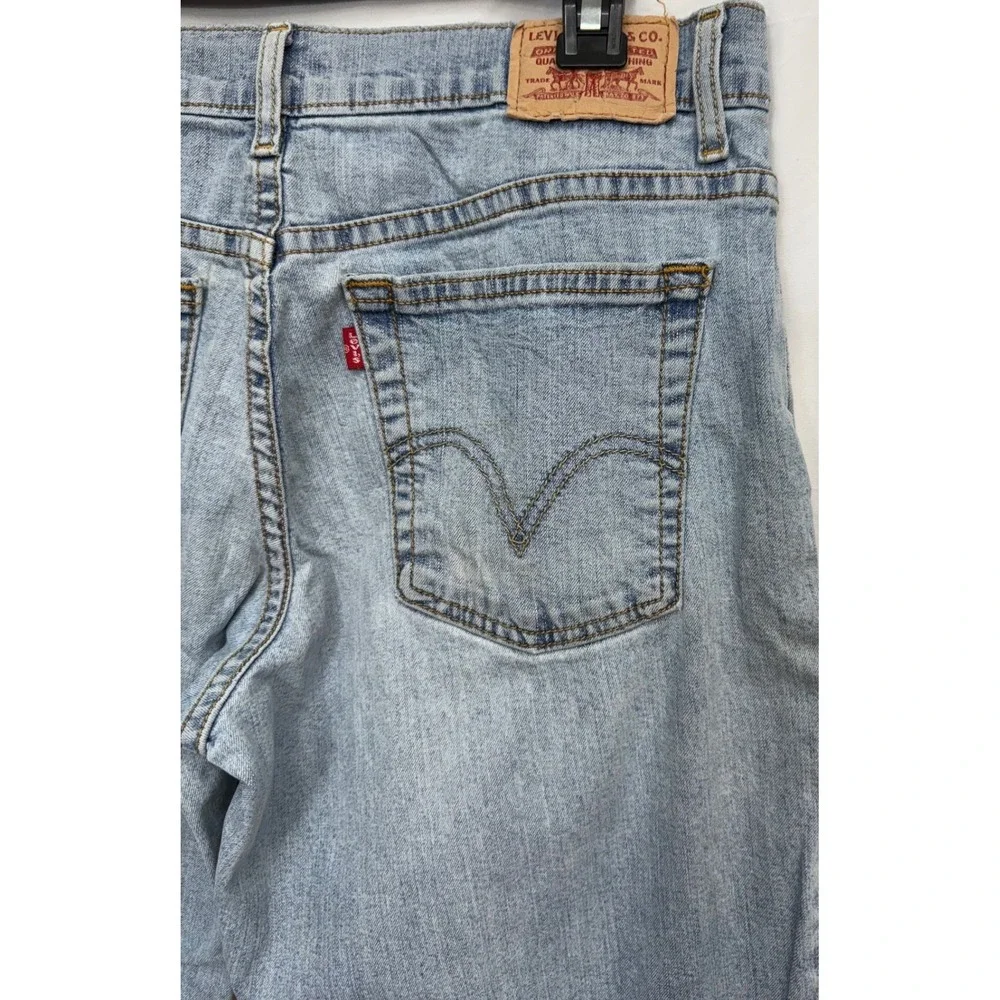 Levi's 550‎ Relaxed Bootcut Jeans Women's 10M Vintage Y2K Heavy Grunge Stained